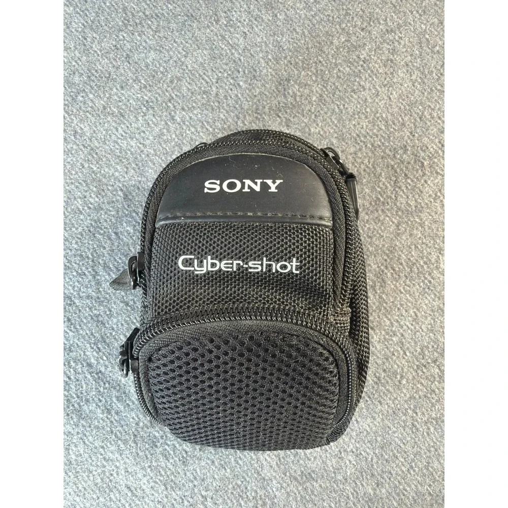Sony Camera Case  Black Cyber-shot Ballistic Nylon Belt Loop Pouch
